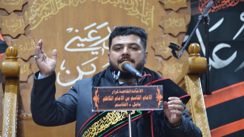 خدام السيدة الشريفة (عليها السلام) يحيون ذكرى وفاة القاسم بن الإمام الكاظم (عليهما السلام)