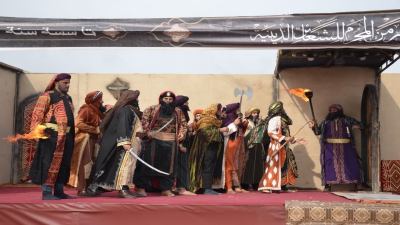 الأمانة الخاصة للمرقد الشريف تشهد عملا مسرحيا بمناسبة شهادة الزهراء (عليها السلام)