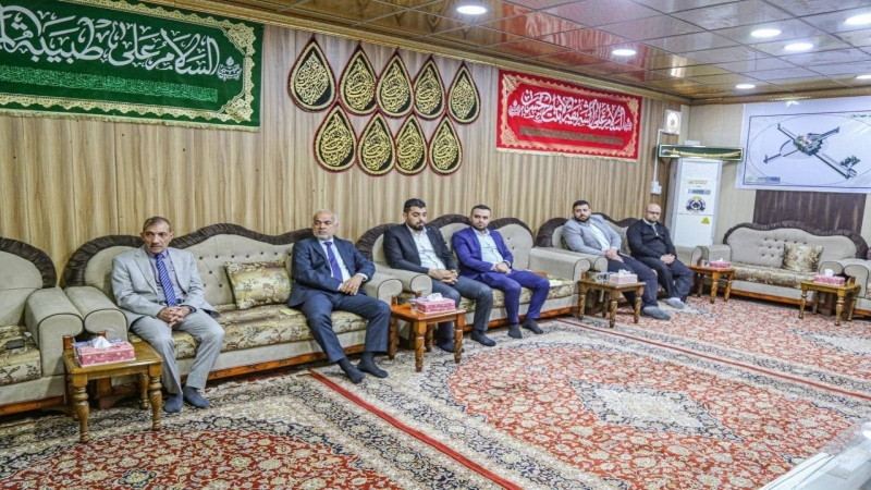 المهندس مناضل علي حسن امينا للمرقد الشريف خلفاً للشيخ عبد الساده الجابري