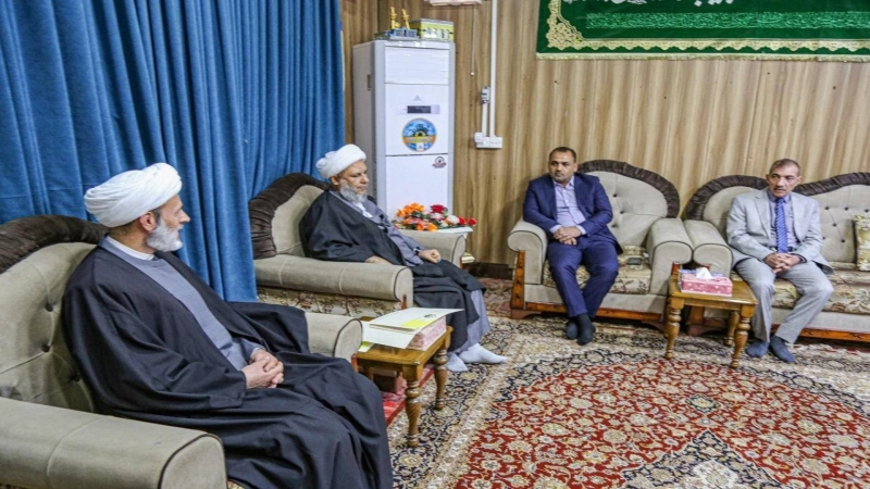 المهندس مناضل علي حسن امينا للمرقد الشريف خلفاً للشيخ عبد الساده الجابري