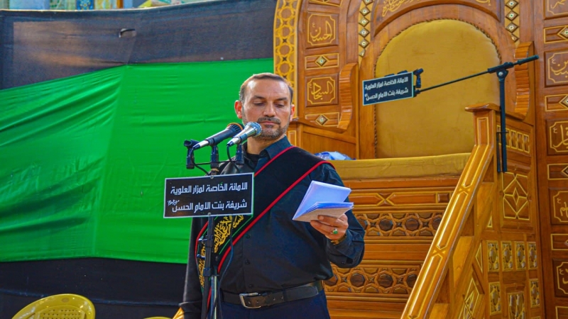 مَراسيم النعش الرمزي للإمام علي الهادي (ع) في المزار الشريف