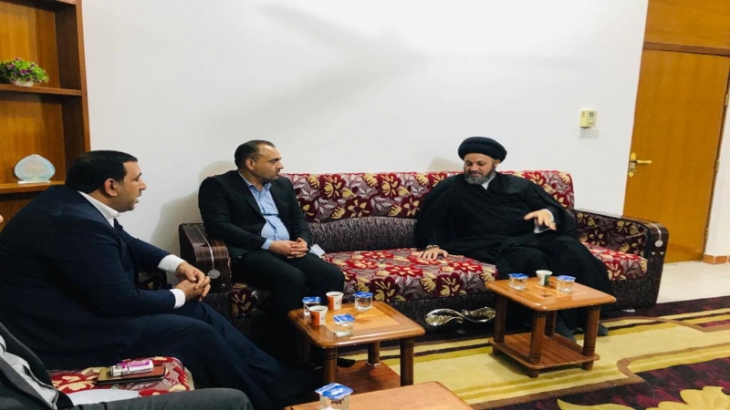 وفد الامانة الخاصة لمزار العلويَّة الشريفة (سلام اللَّه عليها) في ضيافة معتمد المرجعية الدينية العليا