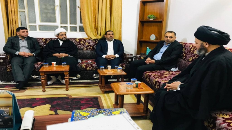 وفد الامانة الخاصة لمزار العلويَّة الشريفة (سلام اللَّه عليها) في ضيافة معتمد المرجعية الدينية العليا