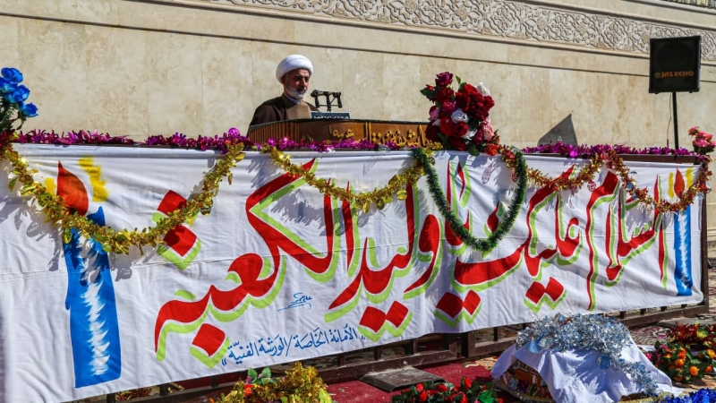 أحيت الامانة الخاصة لمرقد طبيبة المعلولين ذكرى مولد امير المؤمنين ويعسوب الدين الامام علي ابن ابي طالب (ع)