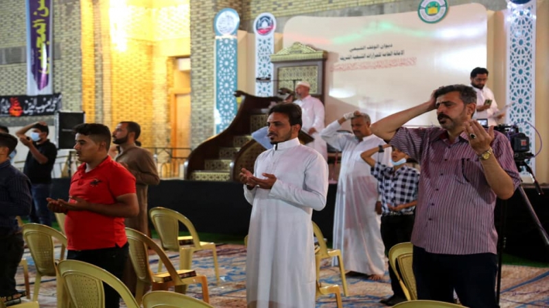 إحْيَاءِ لَيْلَةِ الْقَدْرِ الْأُولَى فِي حَرَمِ شَهِيدَةٌ الرُّكَب الْحُسَيْنِيّ