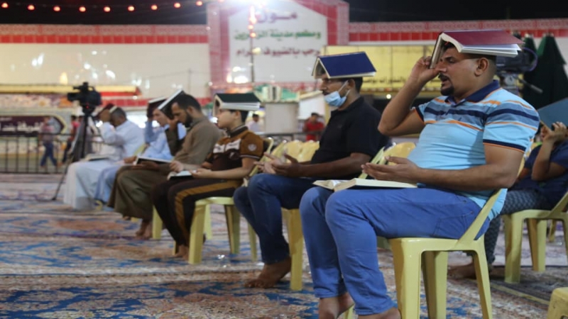 إحْيَاءِ لَيْلَةِ الْقَدْرِ الْأُولَى فِي حَرَمِ شَهِيدَةٌ الرُّكَب الْحُسَيْنِيّ