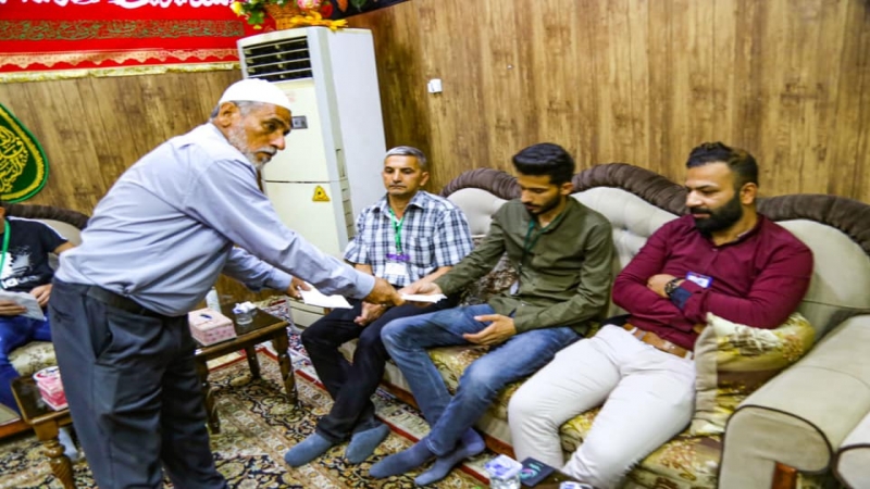 وفدٌ مؤسسة المعرفة من قضاء خانقين في محافظة ديالى