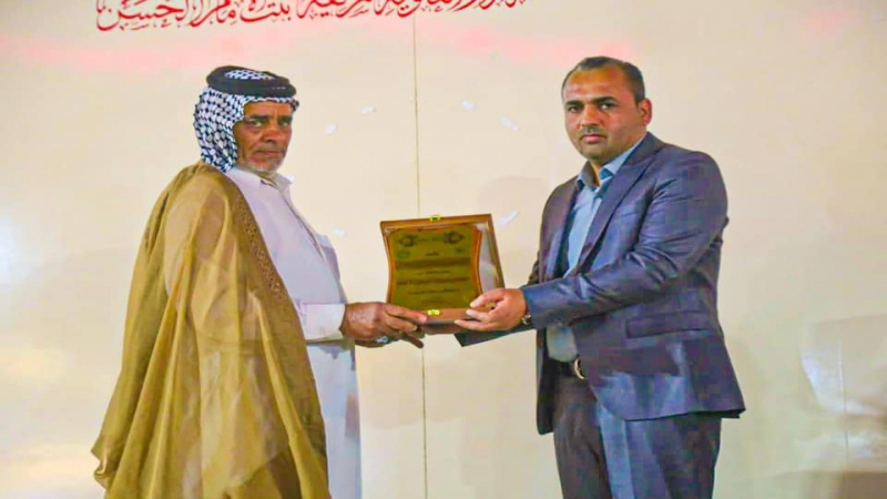 الْأَمَانَة الْخَاصَّة للمرقد الشَّرِيف تَكَرَّم قُرَّاء الختمات الْقُرْآنِيَّة الرَّمَضَانِيَّة