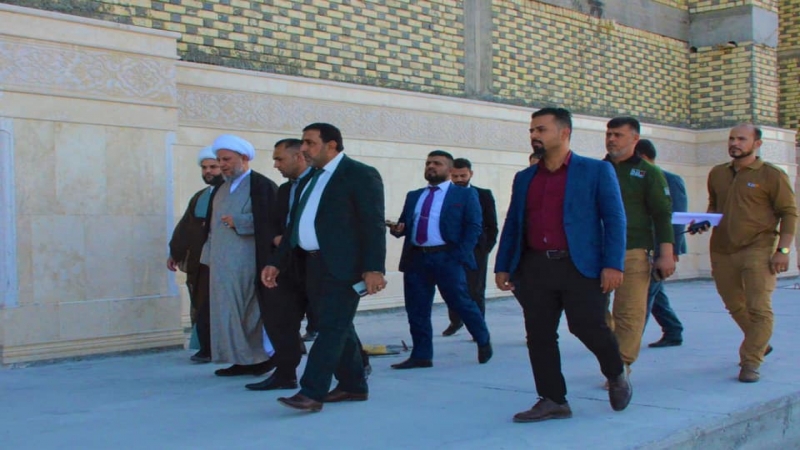 نائب الأمين العام للمزارات الشريفة في ضيافة سيدة الشفاء