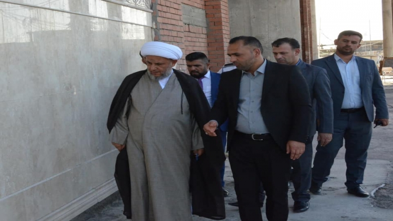 نائب الأمين العام للمزارات الشريفة في ضيافة سيدة الشفاء