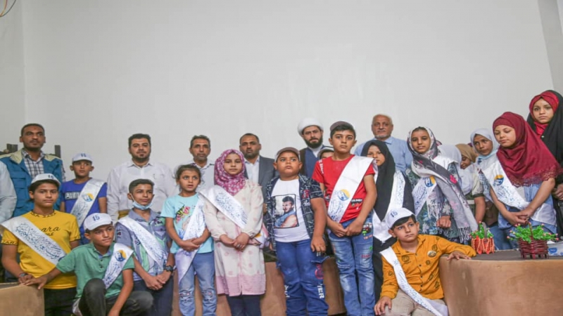 أَيْتَام فِي ضِيَافَةِ يَتِيمَة الْمُجْتَبَى مِنْ آلِ مُحَمَّدٍ
