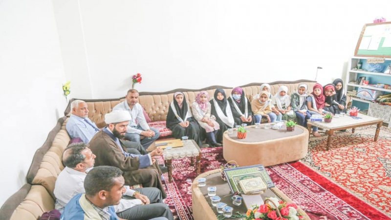 أَيْتَام فِي ضِيَافَةِ يَتِيمَة الْمُجْتَبَى مِنْ آلِ مُحَمَّدٍ
