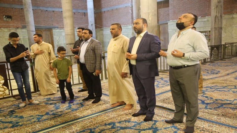 وَكِيلٌ وَزِير الثَّقَافَة فِي ضِيَافَةِ بِضْعَة الْمُجْتَبَى