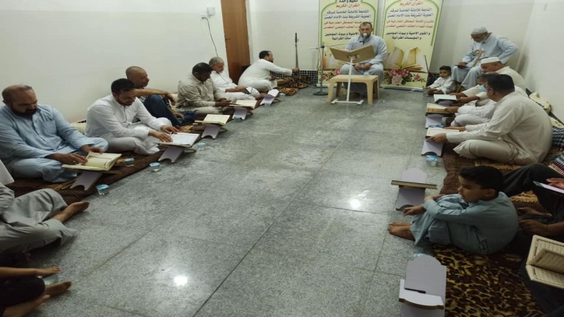 حناجرُ قُراء الْمُرْقِد الْمُطَهِّر تصدحُ فِي الْمَحَافِلِ الْقُرْآنِيَّة فِي جَمِيعِ إرْجَاء مَدِينَة الْحُلَّة