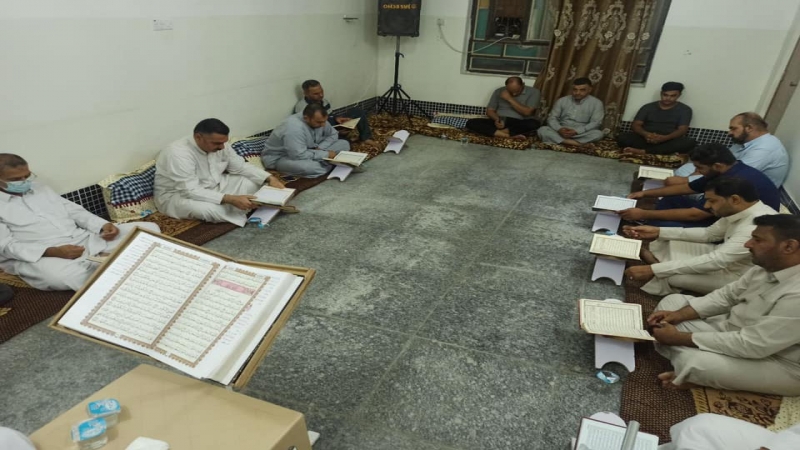 حناجرُ قُراء الْمُرْقِد الْمُطَهِّر تصدحُ فِي الْمَحَافِلِ الْقُرْآنِيَّة فِي جَمِيعِ إرْجَاء مَدِينَة الْحُلَّة