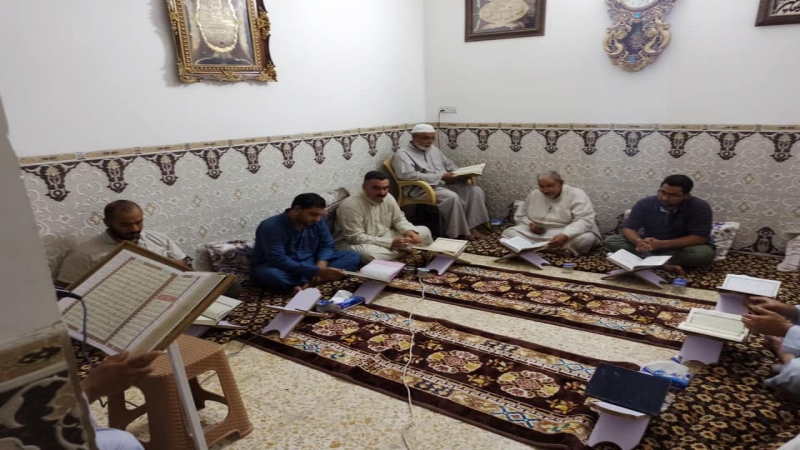 حناجرُ قُراء الْمُرْقِد الْمُطَهِّر تصدحُ فِي الْمَحَافِلِ الْقُرْآنِيَّة فِي جَمِيعِ إرْجَاء مَدِينَة الْحُلَّة