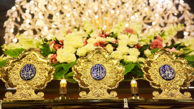 وسطَ حضورٍ مُهيب .. مزار العلوية شريفة بنت الإمام الحَسن (عليه السَّلام) تشهدُ افتتاحَ شباك الشفاء