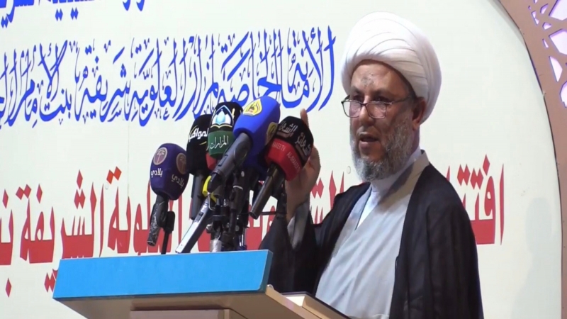 وسطَ حضورٍ مُهيب .. مزار العلوية شريفة بنت الإمام الحَسن (عليه السَّلام) تشهدُ افتتاحَ شباك الشفاء
