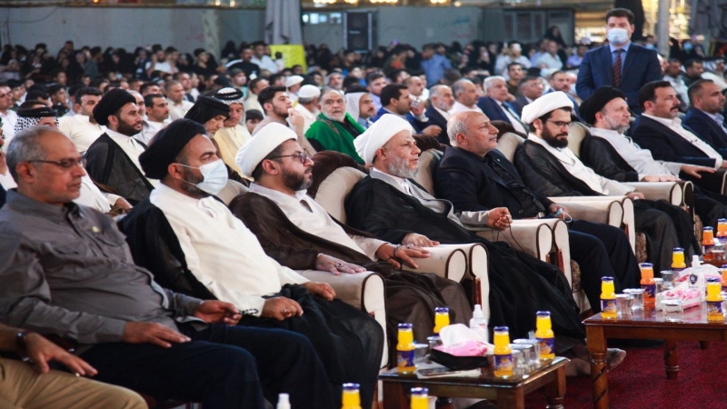 وسطَ حضورٍ مُهيب .. مزار العلوية شريفة بنت الإمام الحَسن (عليه السَّلام) تشهدُ افتتاحَ شباك الشفاء
