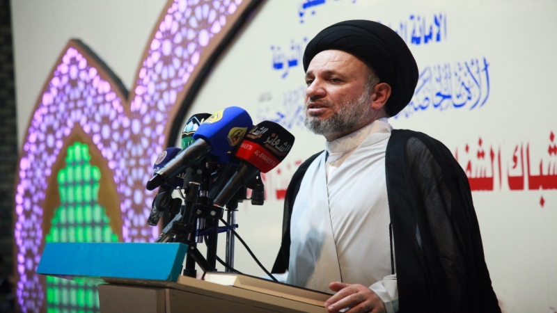وسطَ حضورٍ مُهيب .. مزار العلوية شريفة بنت الإمام الحَسن (عليه السَّلام) تشهدُ افتتاحَ شباك الشفاء