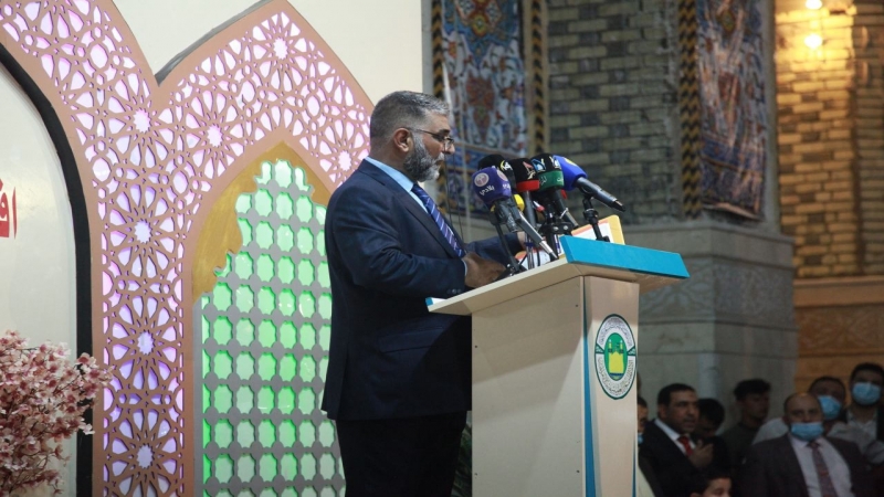 وسطَ حضورٍ مُهيب .. مزار العلوية شريفة بنت الإمام الحَسن (عليه السَّلام) تشهدُ افتتاحَ شباك الشفاء