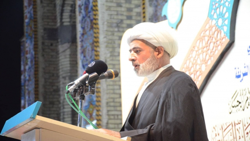 رفع راية الحزن والاسى على قبة شهيدة الركب الحسيني العلوية الشريفة بنت الحسن المجتبى (ع)