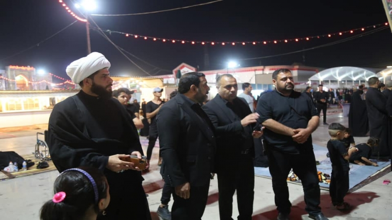 الْمَوَاكِب الحسينية فِي حَرَمِ شَهِيدَةٌ الرُّكَب الْحُسَيْنِيّ