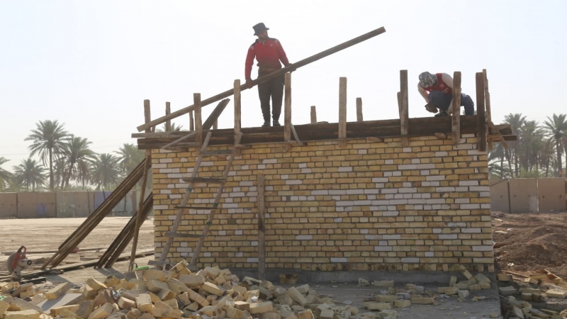 إنجاز ٌمتواصل وعملٌ دؤوب يشهده المرقد المطهر لشهيدة الركب الحسينيَّ