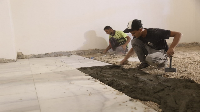 إنجاز ٌمتواصل وعملٌ دؤوب يشهده المرقد المطهر لشهيدة الركب الحسينيَّ