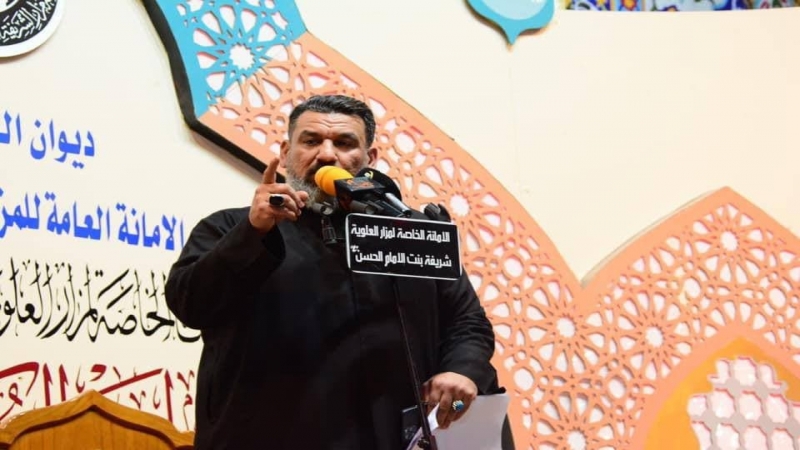 اقامة مجالس العزاء بذكرى استشهاد العلوية الشريفة بنت الامام الحسن الجتبى (ع)