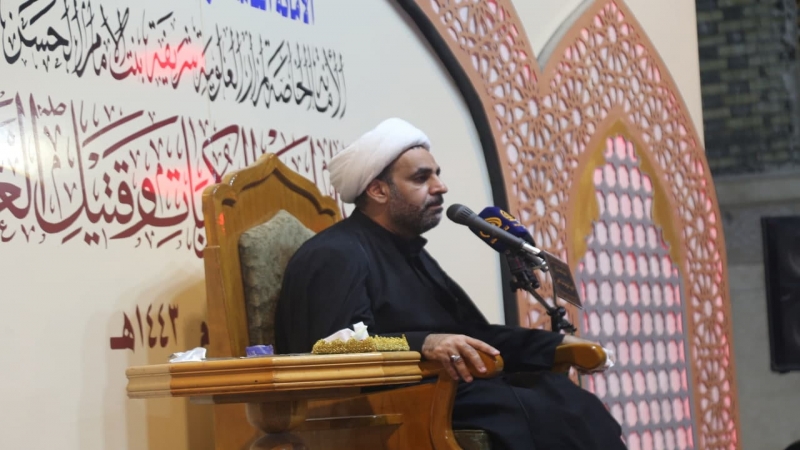استمرار مجال العزاء في المرقد السيدة الشريفة بنت الامام الحسن المجتبى (ع)