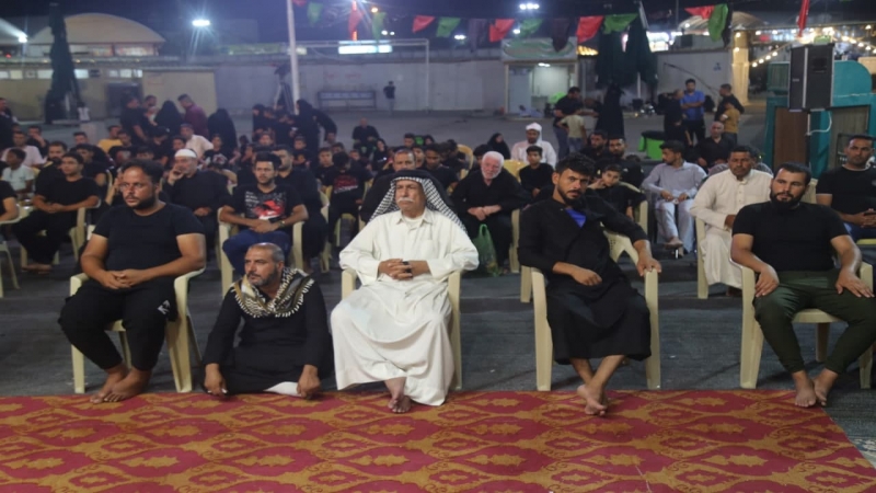استمرار مجال العزاء في المرقد السيدة الشريفة بنت الامام الحسن المجتبى (ع)