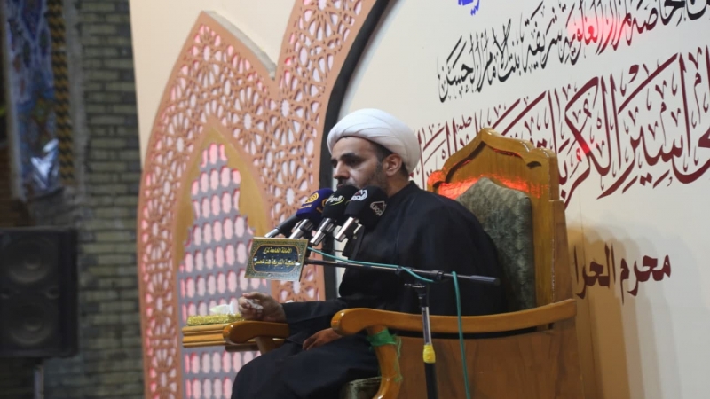 استمرار مجال العزاء في المرقد السيدة الشريفة بنت الامام الحسن المجتبى (ع)