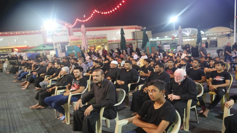 استمرار مجال العزاء في المرقد السيدة الشريفة بنت الامام الحسن المجتبى (ع)