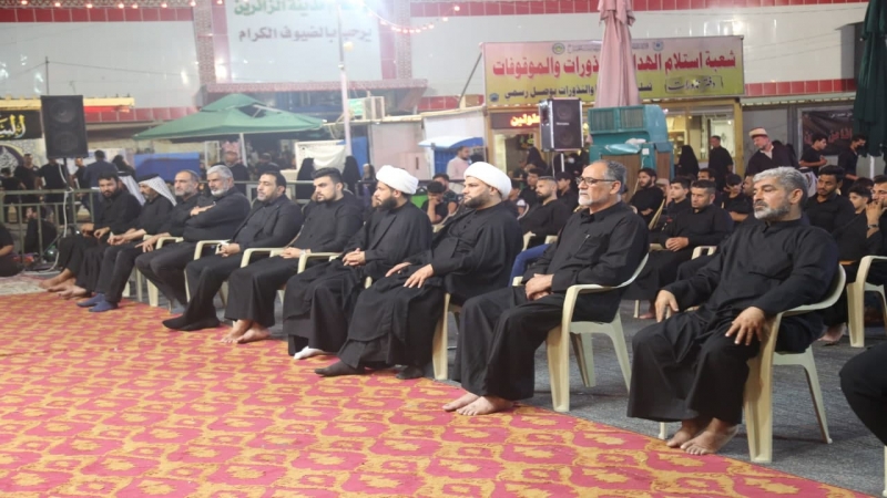 استمرار مجال العزاء في المرقد السيدة الشريفة بنت الامام الحسن المجتبى (ع)