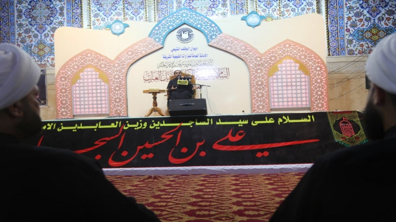 استمرار مجال العزاء في المرقد السيدة الشريفة بنت الامام الحسن المجتبى (ع)