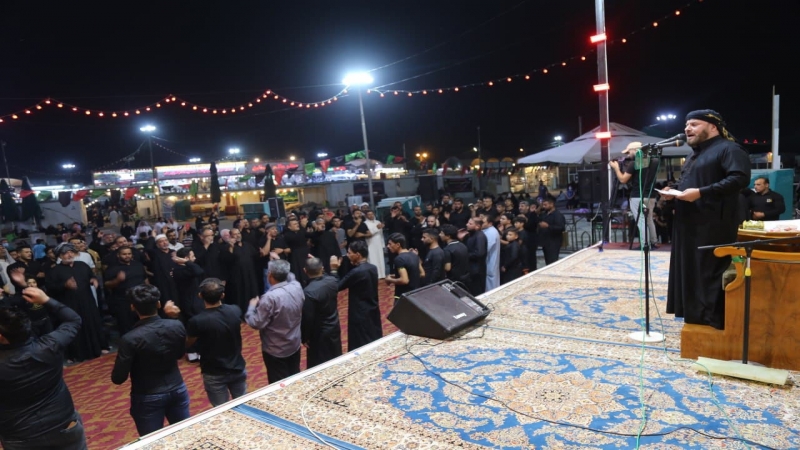 استمرار مجال العزاء في المرقد السيدة الشريفة بنت الامام الحسن المجتبى (ع)