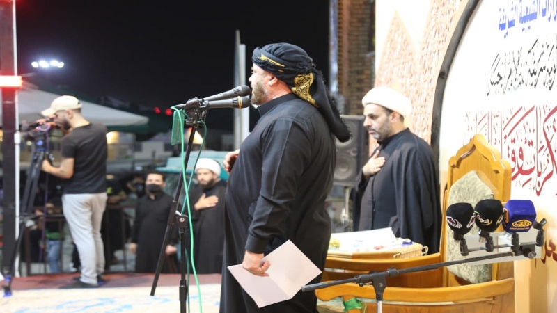 استمرار مجال العزاء في المرقد السيدة الشريفة بنت الامام الحسن المجتبى (ع)