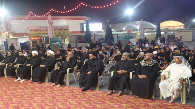 استمرار مجال العزاء في المرقد السيدة الشريفة بنت الامام الحسن المجتبى (ع)
