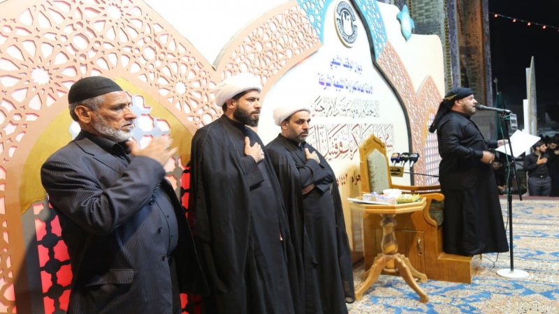 استمرار مجال العزاء في المرقد السيدة الشريفة بنت الامام الحسن المجتبى (ع)