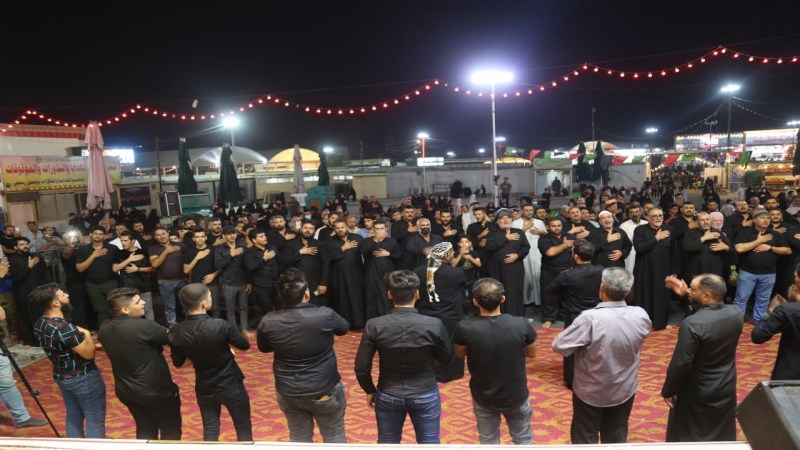 استمرار مجال العزاء في المرقد السيدة الشريفة بنت الامام الحسن المجتبى (ع)