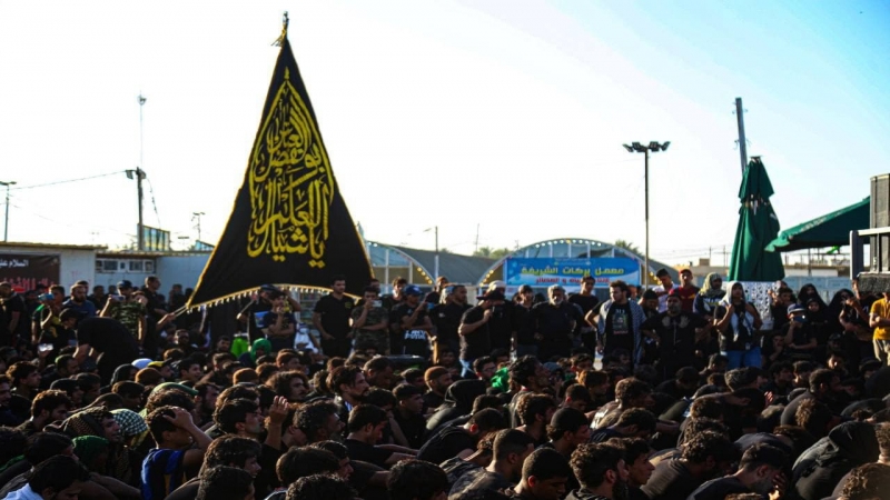 مواكب العزآء تجدد الحزن عند قبر شهيدة ركب السبايا