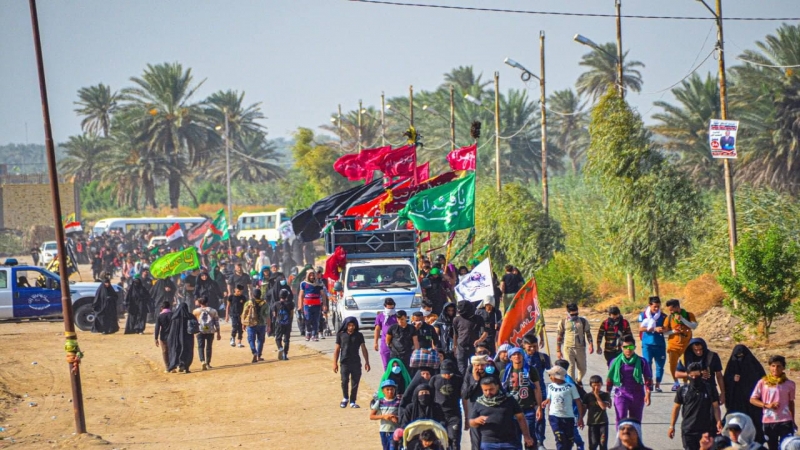 توافد زوار اربعينية الامام الحسين (ع) صوب طبيبة المعلولين