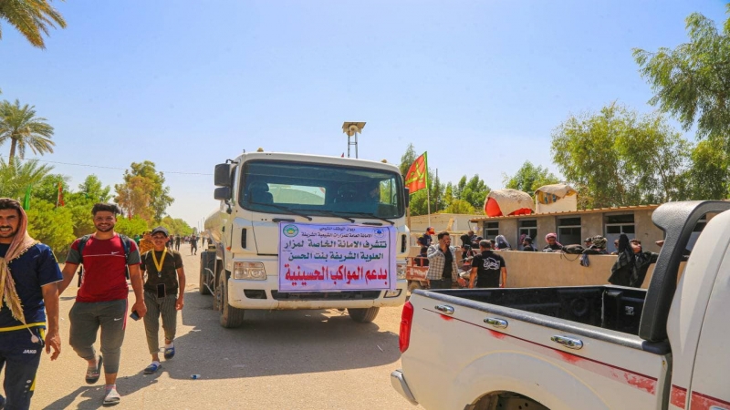 الامانة الخاصة تستنفر جهودها في خدمة زوار ابا الاحرار