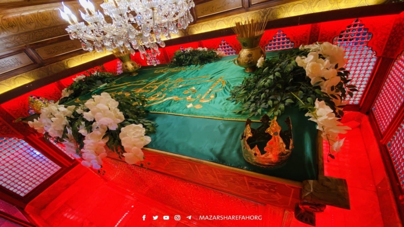 بالصور . ضريح طبيبة المعلولين من الداخل