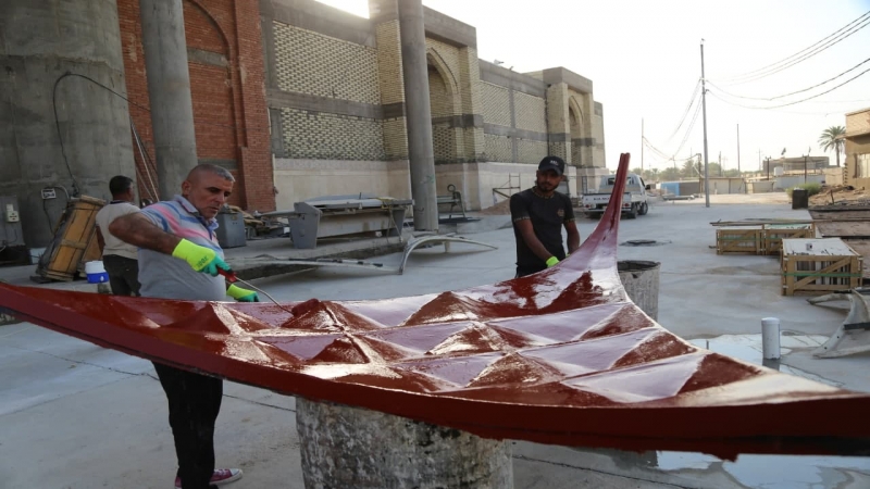 أفتتاح ورشة لتصنيع الهياكل من مادة البوليمر المقوى بالالياف الزجاجية (GRP)