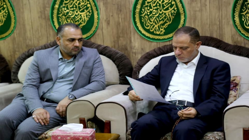 تشرف وفدُ من ديوان الوقف الشيعي