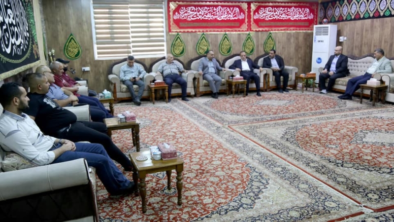 تشرف وفدُ من ديوان الوقف الشيعي
