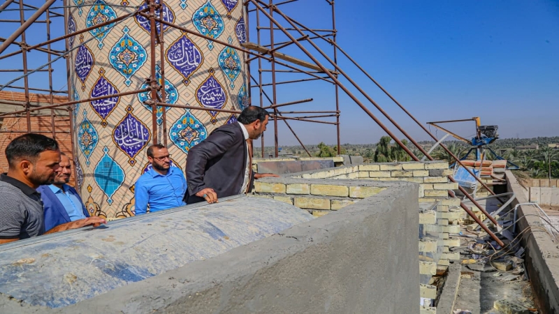 قباب ترى النور في الحرم المطهر
