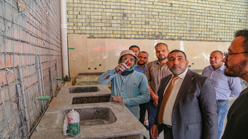 قباب ترى النور في الحرم المطهر